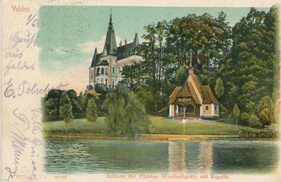 Дворец Эрнста Фердинанда фон Виндишгрец в 1886 году