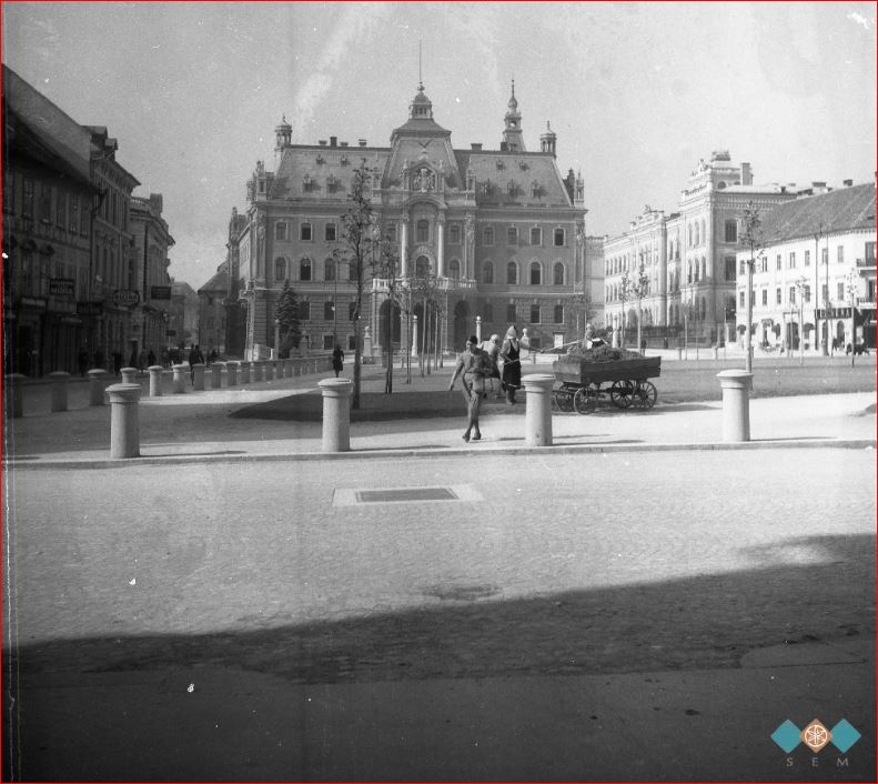 Любляна начала XX века, здание университета, фотография Антона Шуштерича.