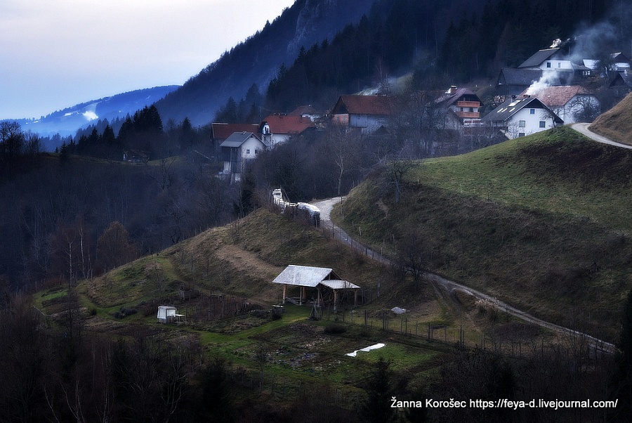Короткая зимняя прогулка в настоящую Словению